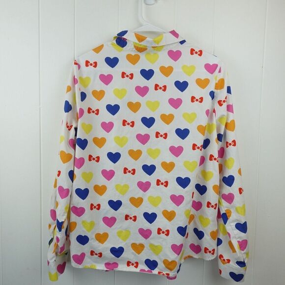 ModCloth for Hello Kitty Hearts and Bows Button Up Top X-Large - Picture 9 of 13